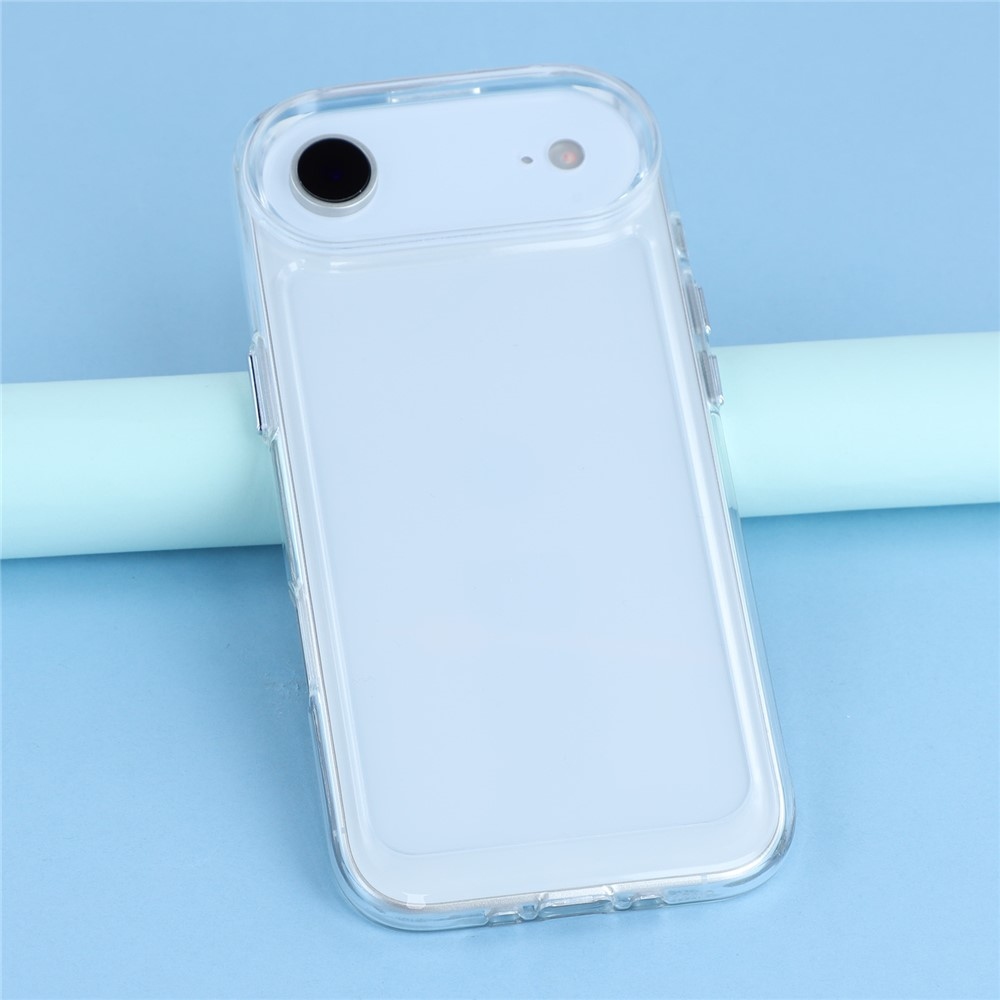 Gélový obal s pevným chrbtom na iPhone 17 Air - priehľadný