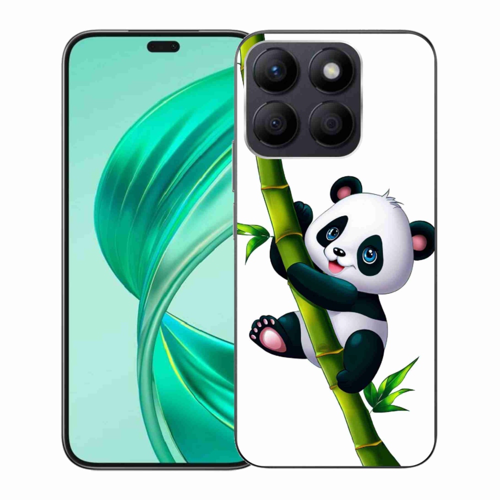 Gélový kryt mmCase na Honor X8b - panda na bambuse