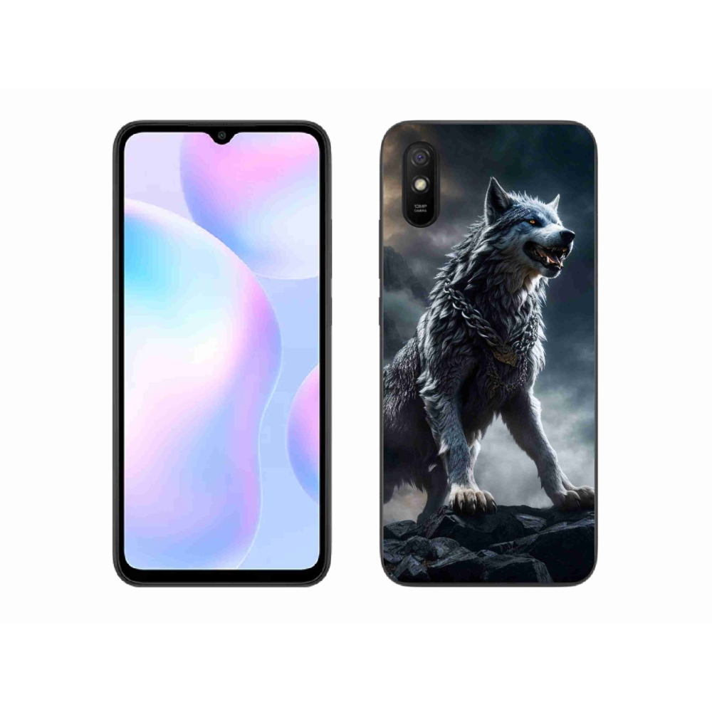 Gélový kryt mmCase na Xiaomi Redmi 9A - vlk 1