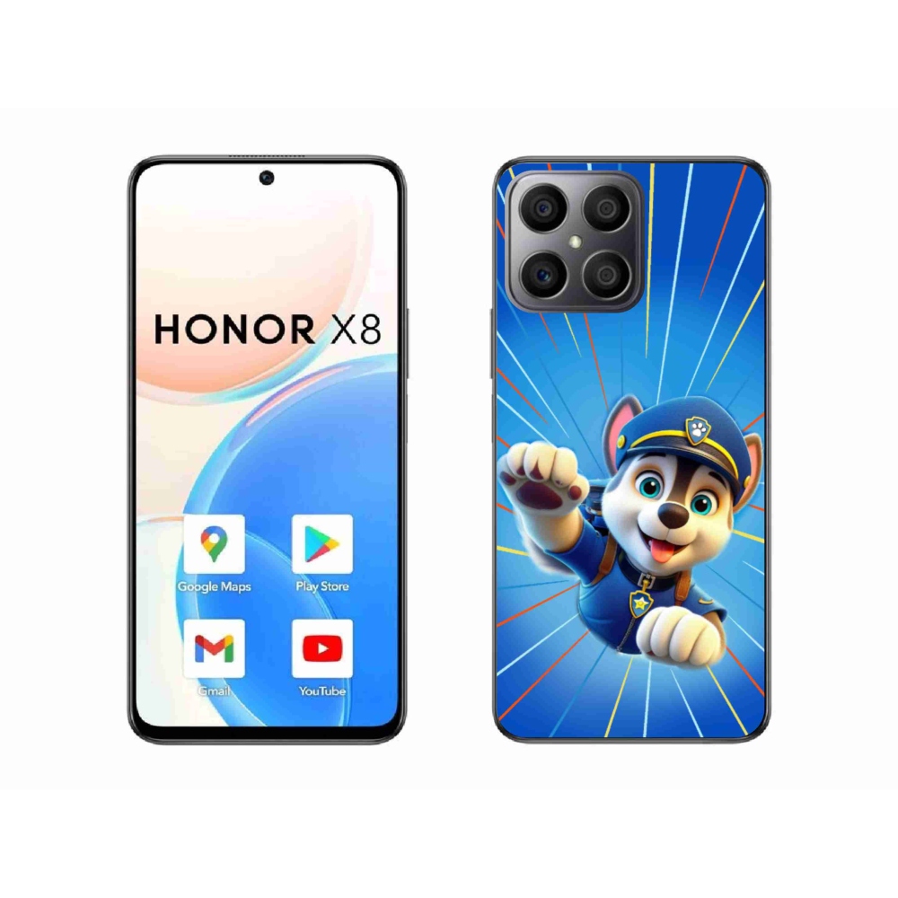 Gélový kryt mmCase na Honor X8 4G - labková patrola 2