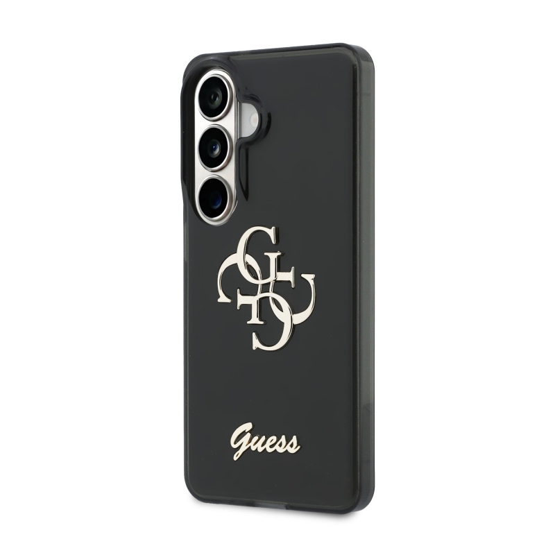 Guess IML 4G Script Metal Logo Zadný kryt pre Samsung Galaxy 26 Black