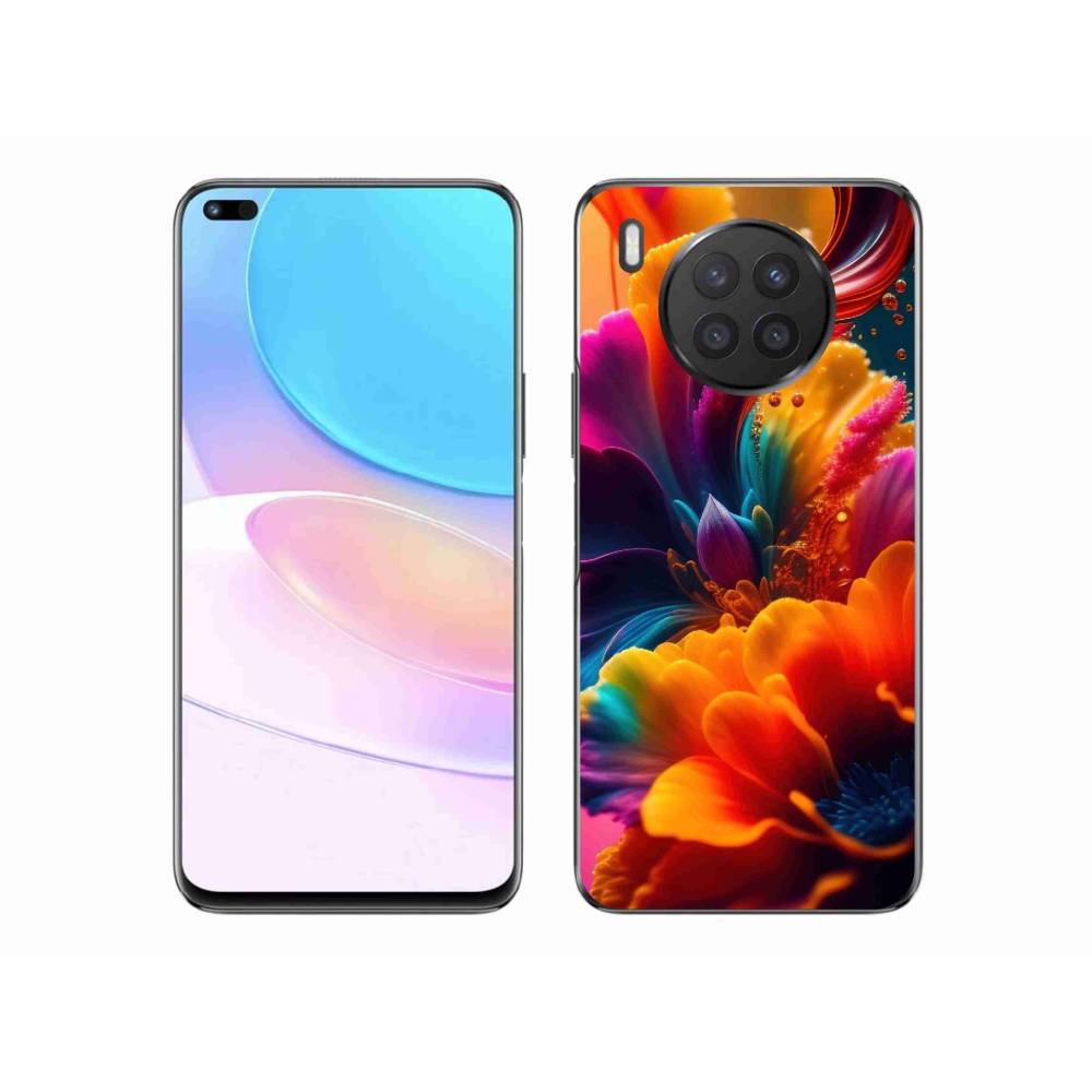 Gelový kryt mmCase na Huawei Nova 8i - abstraktní motiv 2