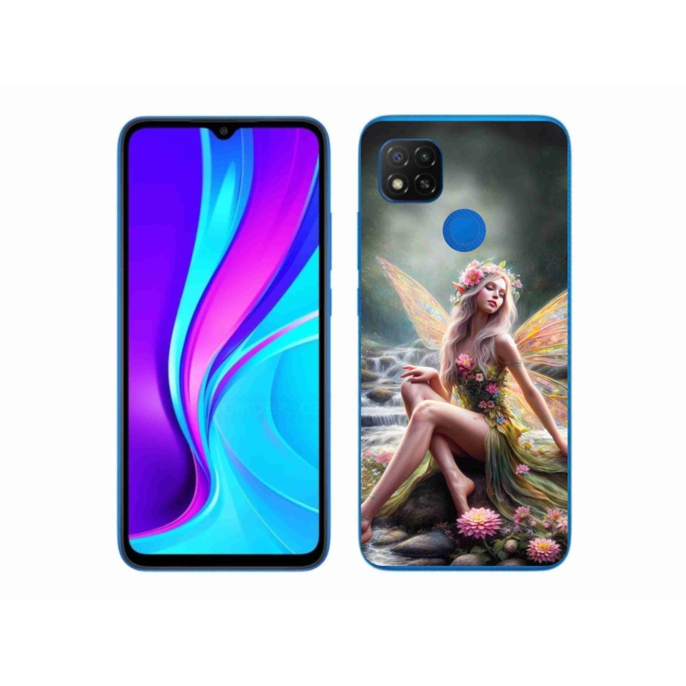 Gélový kryt mmCase na Xiaomi Redmi 9C - motýlia žena 1