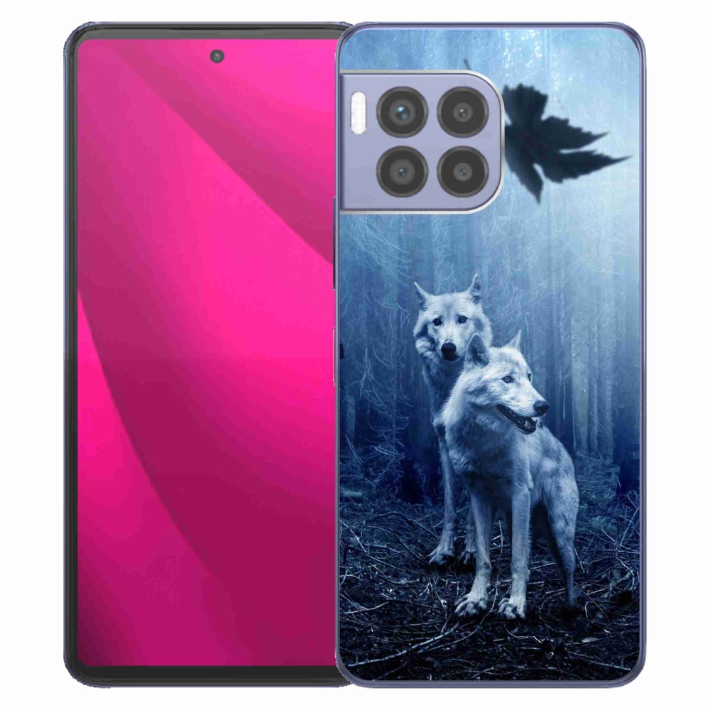 Gélový kryt mmCase na T-Mobile T Phone 2 Pro - vlci v lese