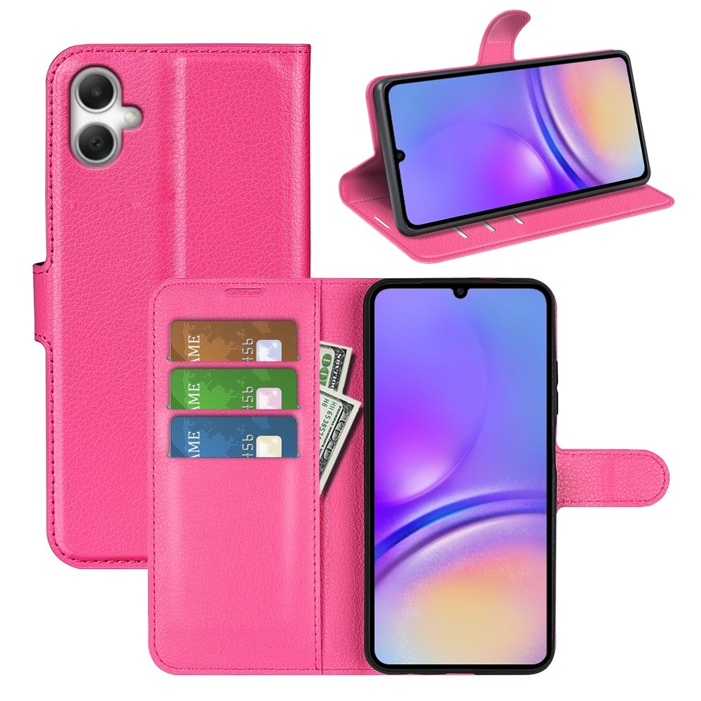 Litchi knižkové púzdro na Samsung Galaxy A07 4G - rose