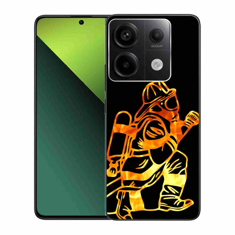 Gélový kryt mmCase na Xiaomi Redmi Note 13 Pro 5G/Poco X6 5G - hasič 1