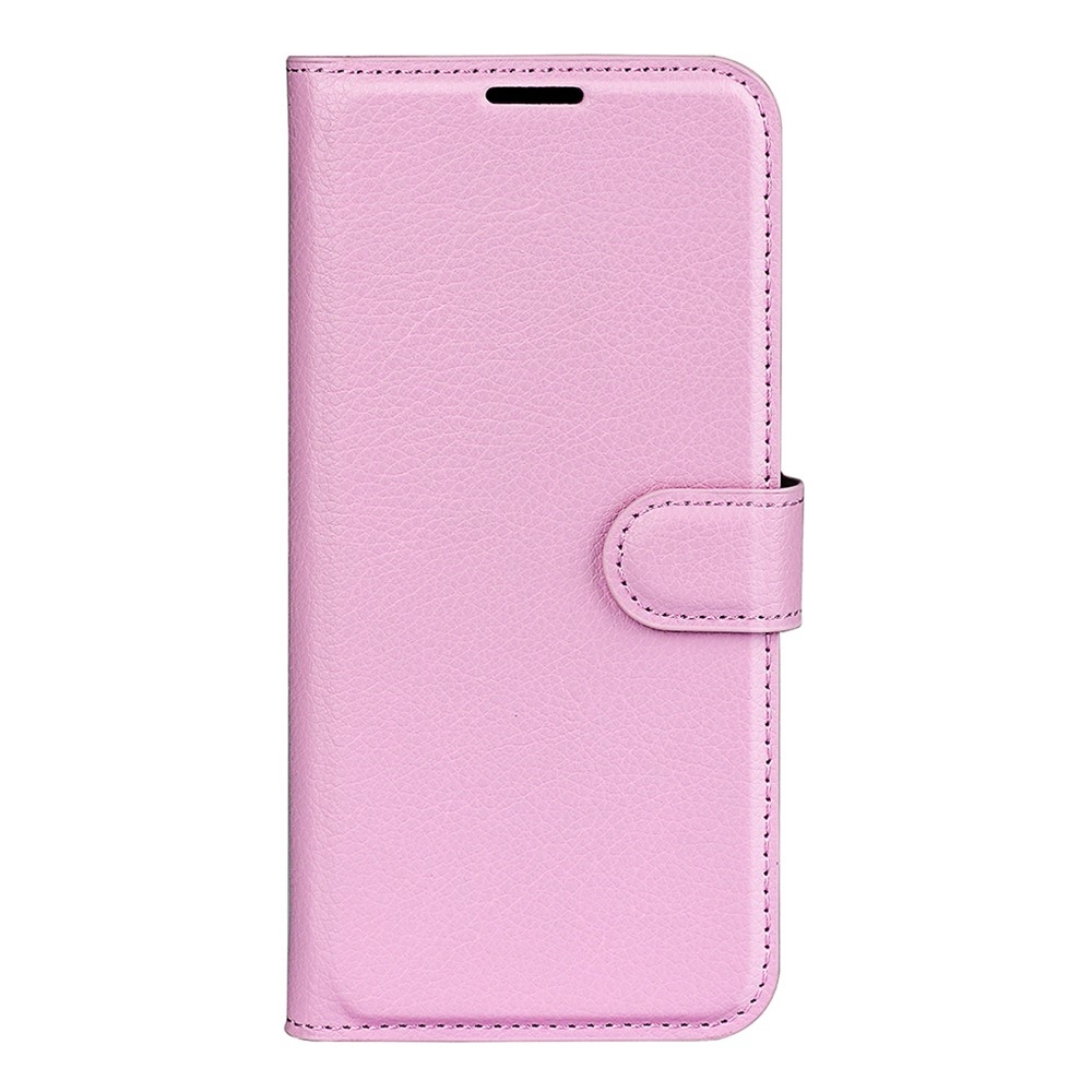 Litchi knižkové púzdro na Samsung Galaxy Xcover 7 Pro - ružové