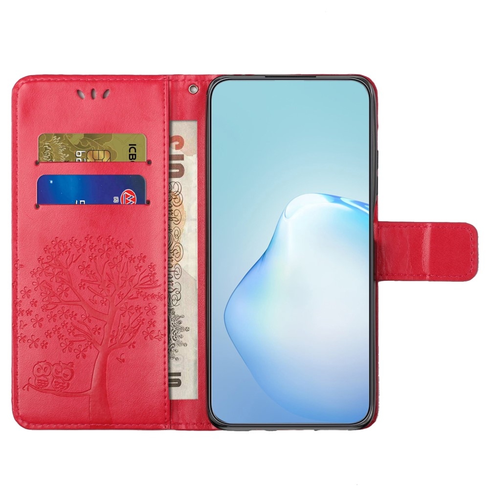 Tree knižkové puzdro na Xiaomi Redmi 12 4G/5G - červené
