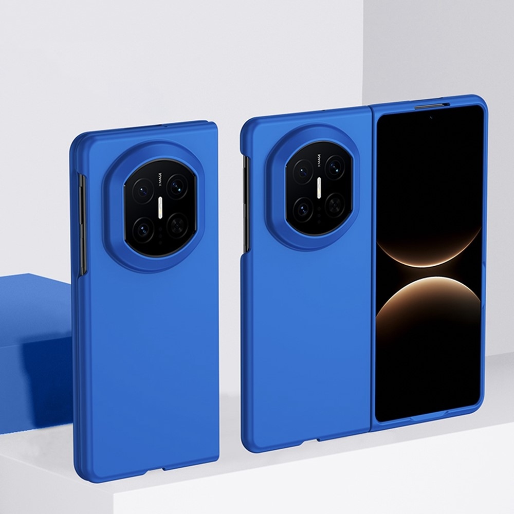 Rubber plastový kryt na mobil Huawei Mate X7 - tmavomodrý