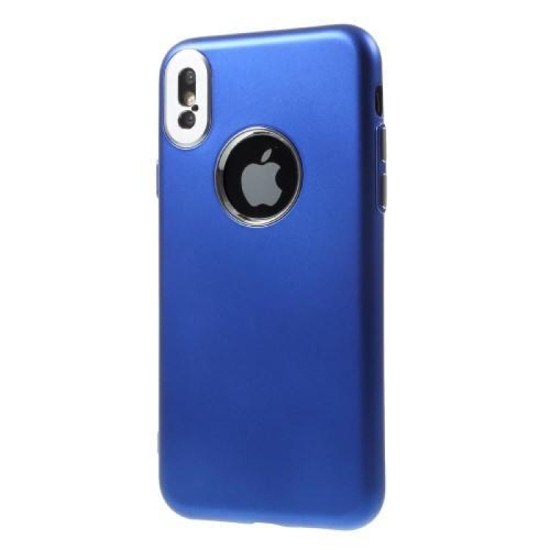 Rubbi odolný gélový obal na iPhone X - modrý
