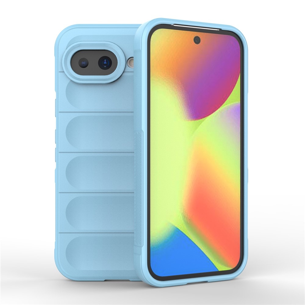 Rugg odolný gélový obal na Google Pixel 10a - svetlomodrý