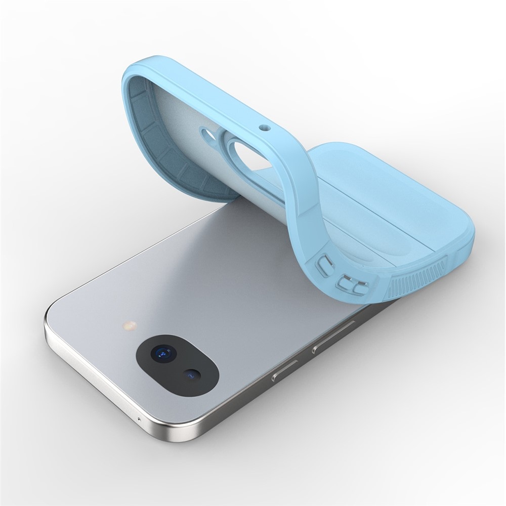 Rugg odolný gélový obal na Google Pixel 10a - svetlomodrý