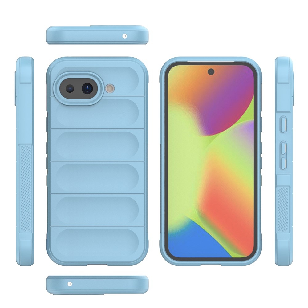 Rugg odolný gélový obal na Google Pixel 10a - svetlomodrý