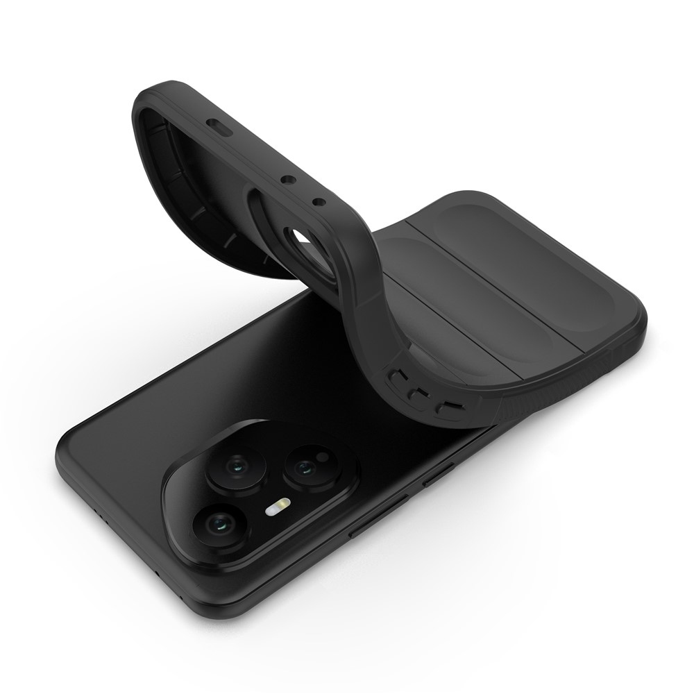 Rugg odolný gélový obal na Honor 400 Pro - čierny