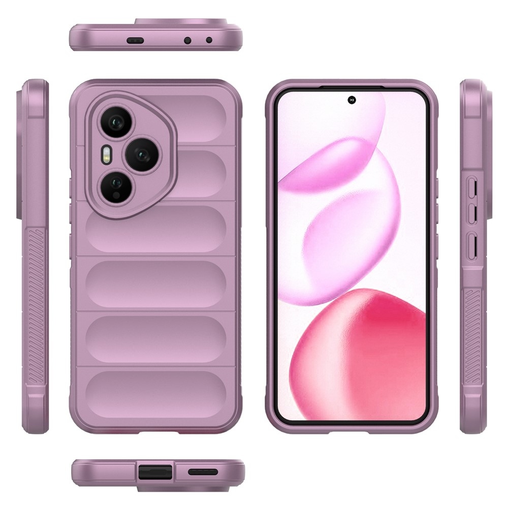 Rugg odolný gélový obal na Honor 400 Pro - svetlofialový