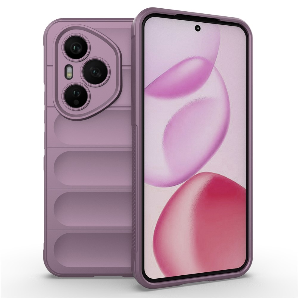 Rugg odolný gélový obal na Honor 400 Pro - svetlofialový