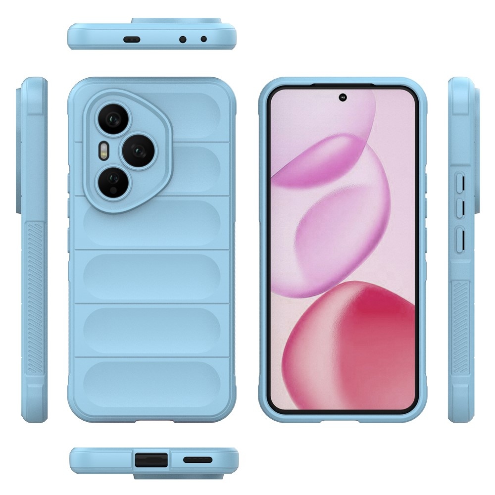 Rugg odolný gélový obal na Honor 400 Pro - svetlomodrý