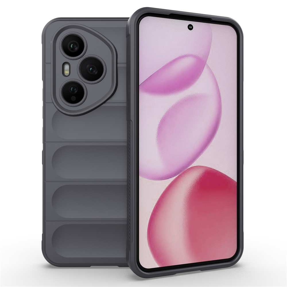 Rugg odolný gélový obal na Honor 400 Pro - tmavosivý