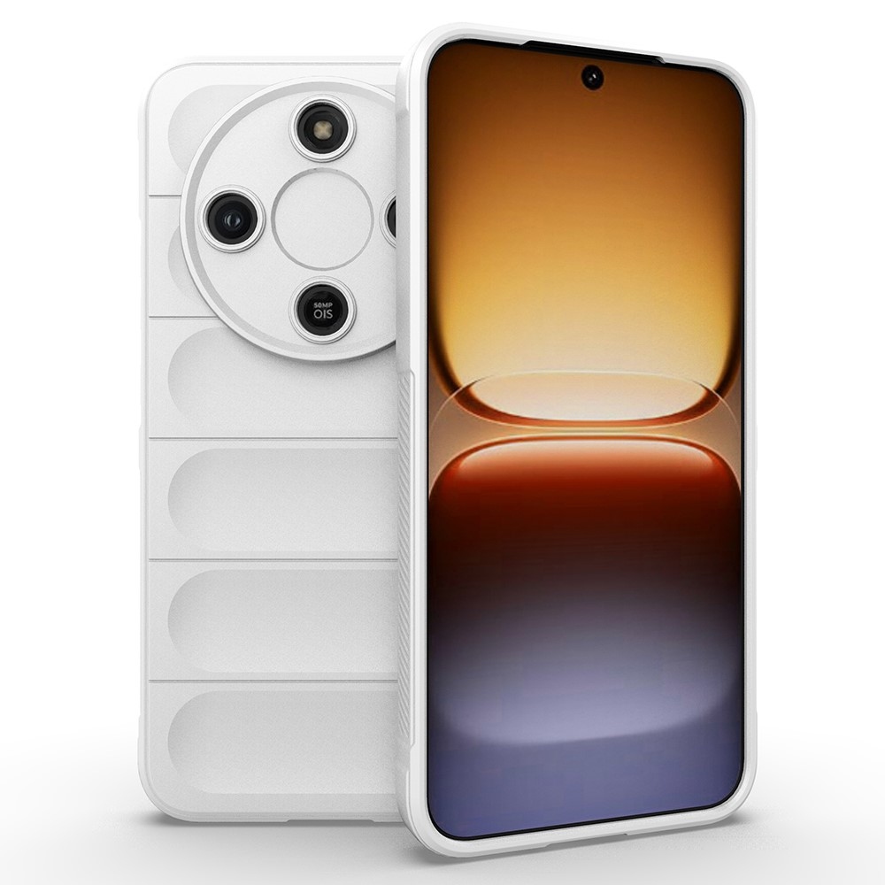 Rugg odolný gélový obal na Honor Magic 8 Lite 5G - biely