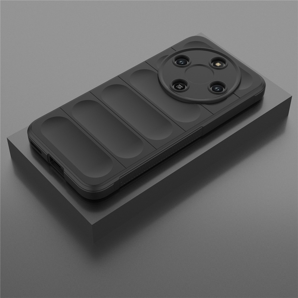 Rugg odolný gélový obal na Honor Magic 8 Lite 5G - čierny