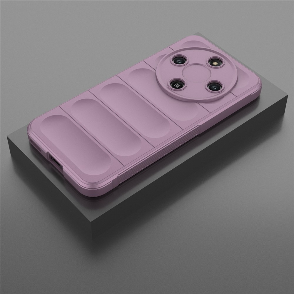 Rugg odolný gélový obal na Honor Magic 8 Lite 5G - svetlofialový