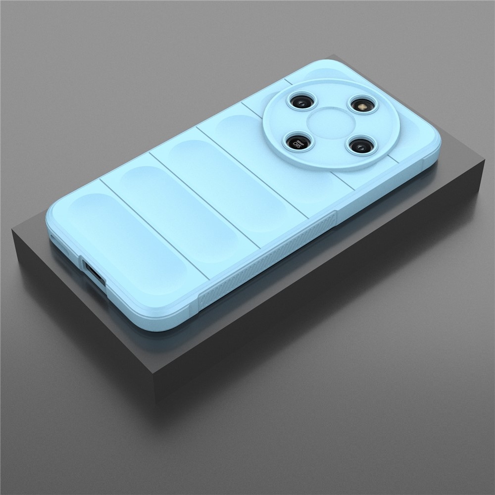 Rugg odolný gélový obal na Honor Magic 8 Lite 5G - svetlomodrý
