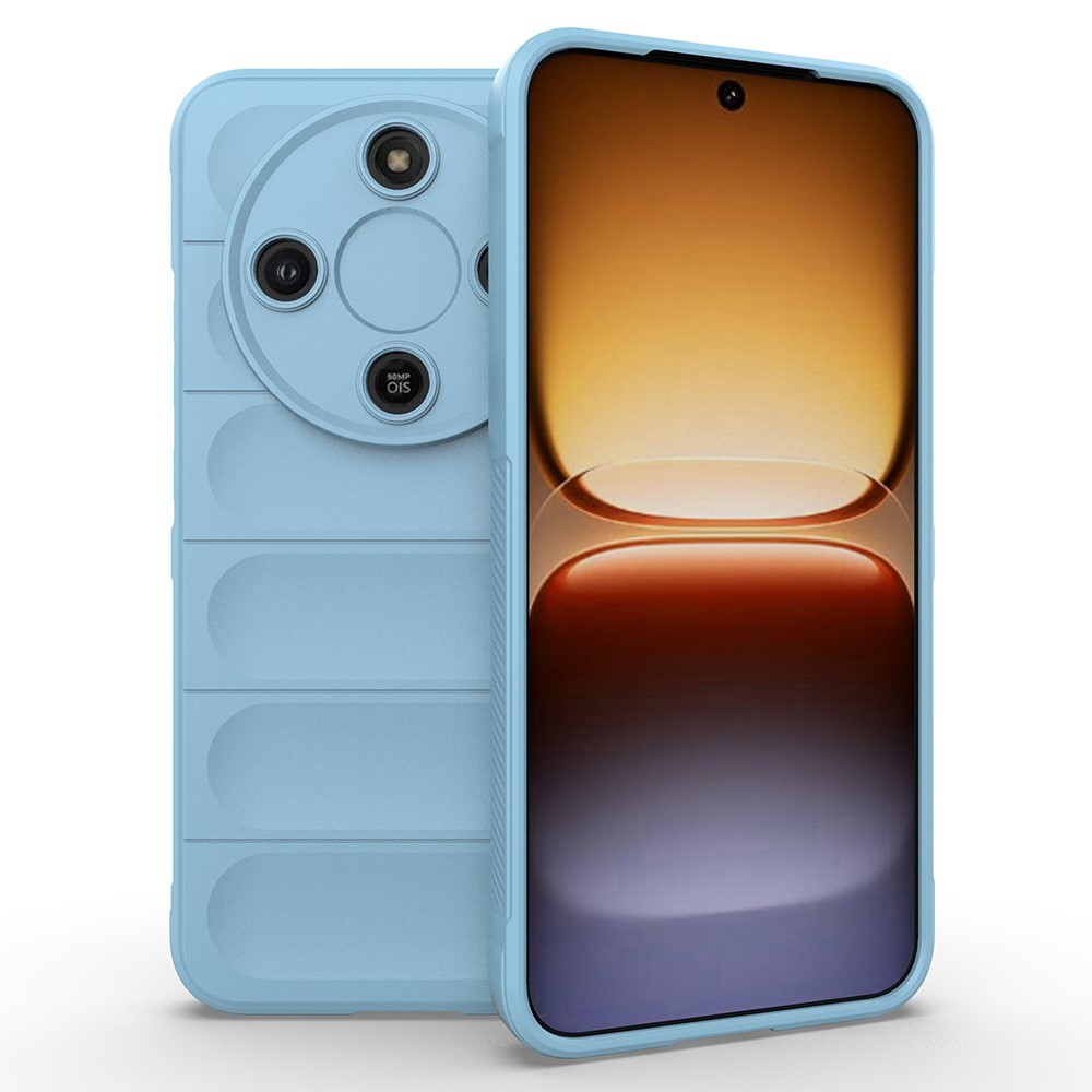 Rugg odolný gélový obal na Honor Magic 8 Lite 5G - svetlomodrý