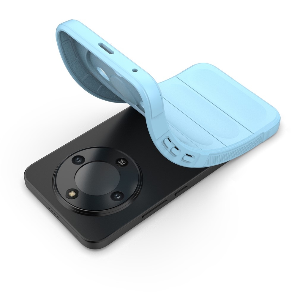 Rugg odolný gélový obal na Honor Magic 8 Lite 5G - svetlomodrý