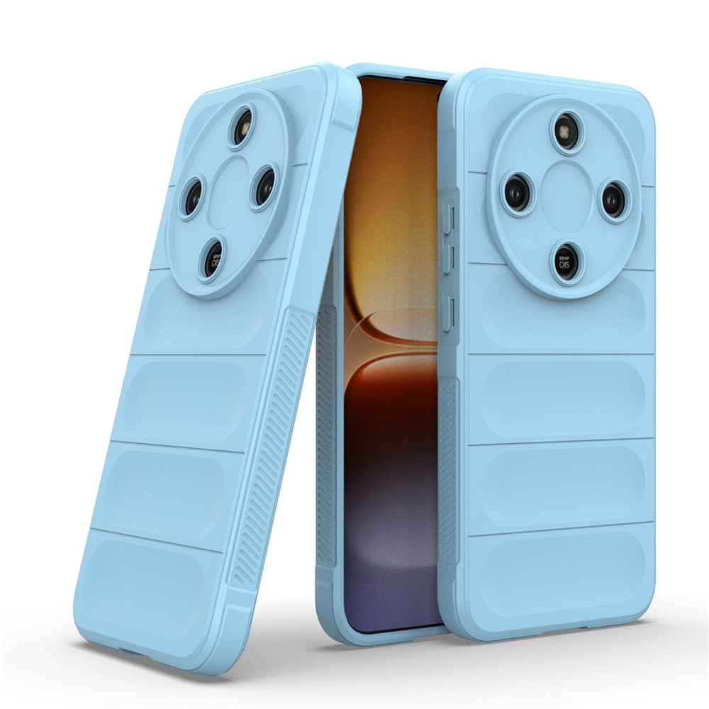 Rugg odolný gélový obal na Honor Magic 8 Lite 5G - svetlomodrý