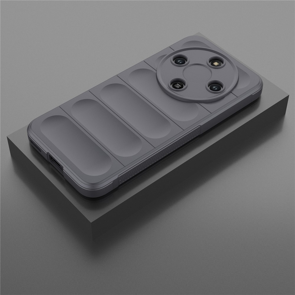 Rugg odolný gélový obal na Honor Magic 8 Lite 5G - tmavosivý