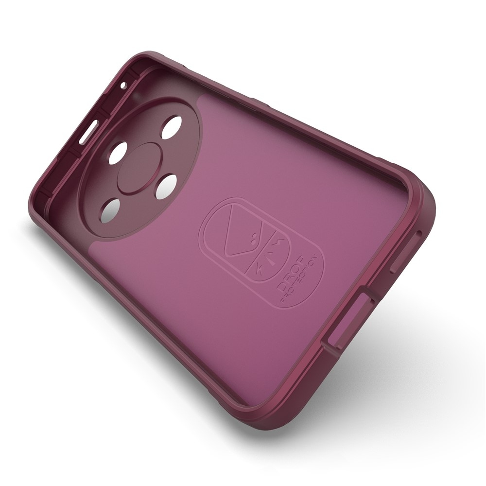 Rugg odolný gélový obal na Honor Magic 8 Lite 5G - vínový