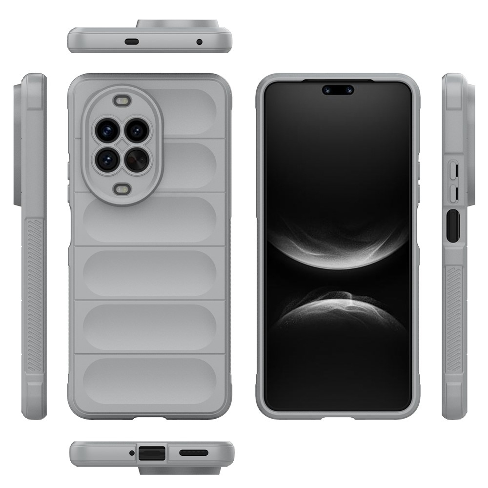 Rugg odolný gélový obal na Huawei Nova 14 Pro 5G - svetlosivý