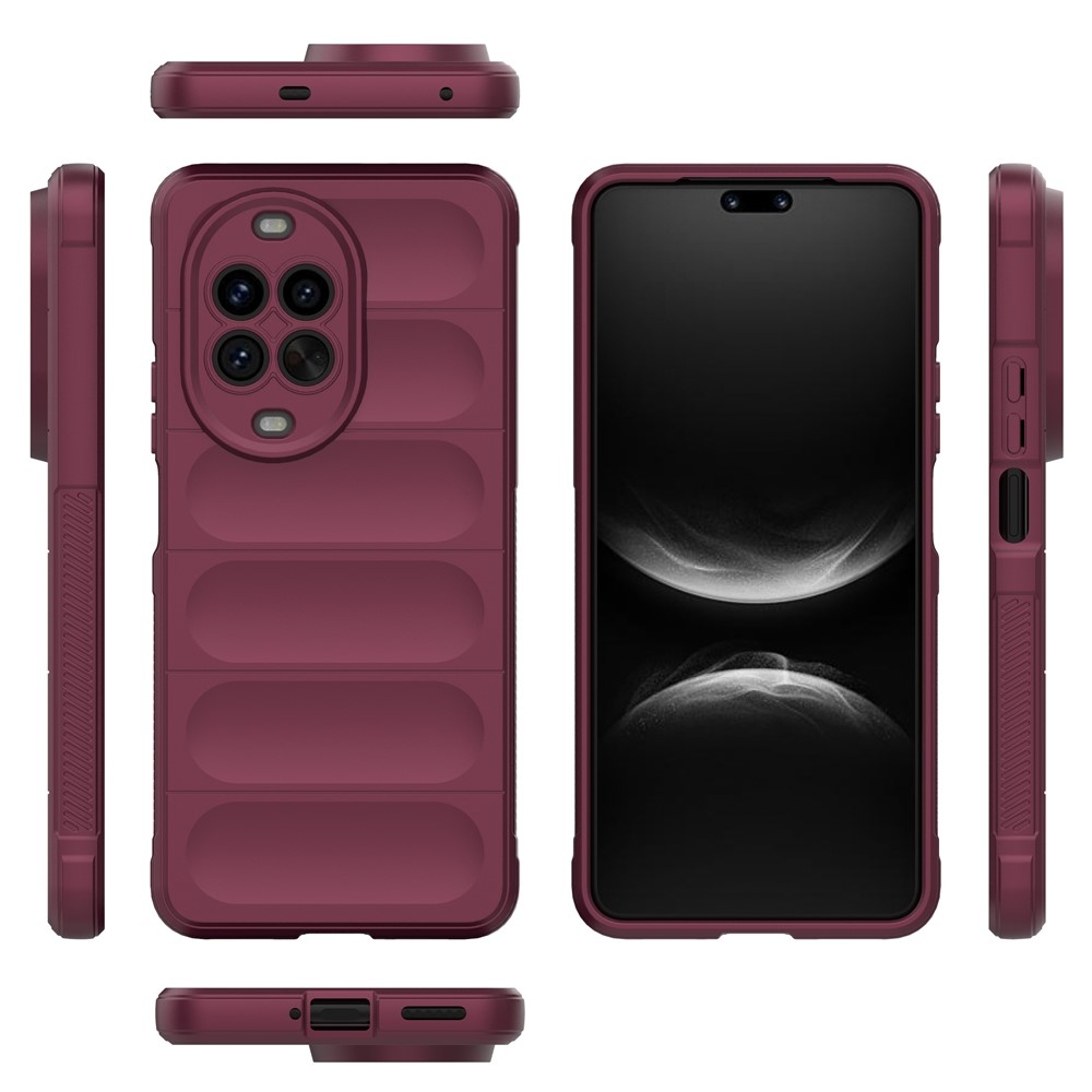 Rugg odolný gélový obal na Huawei Nova 14 Pro 5G - vínový