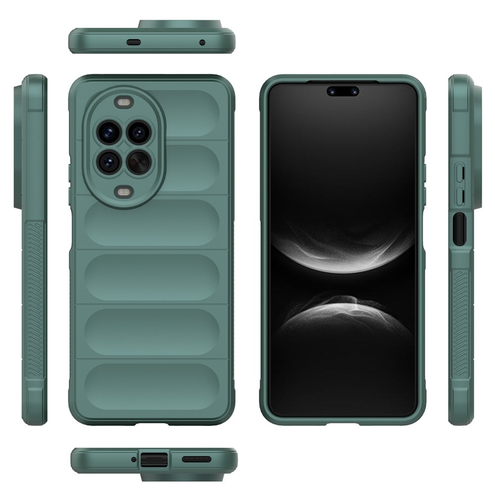 Rugg odolný gélový obal na Huawei Nova 14 Pro 5G - zelený