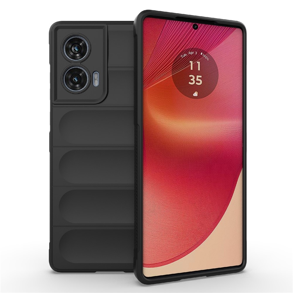 Rugg odolný gélový obal na Motorola Edge 50 Fusion 5G - čierny
