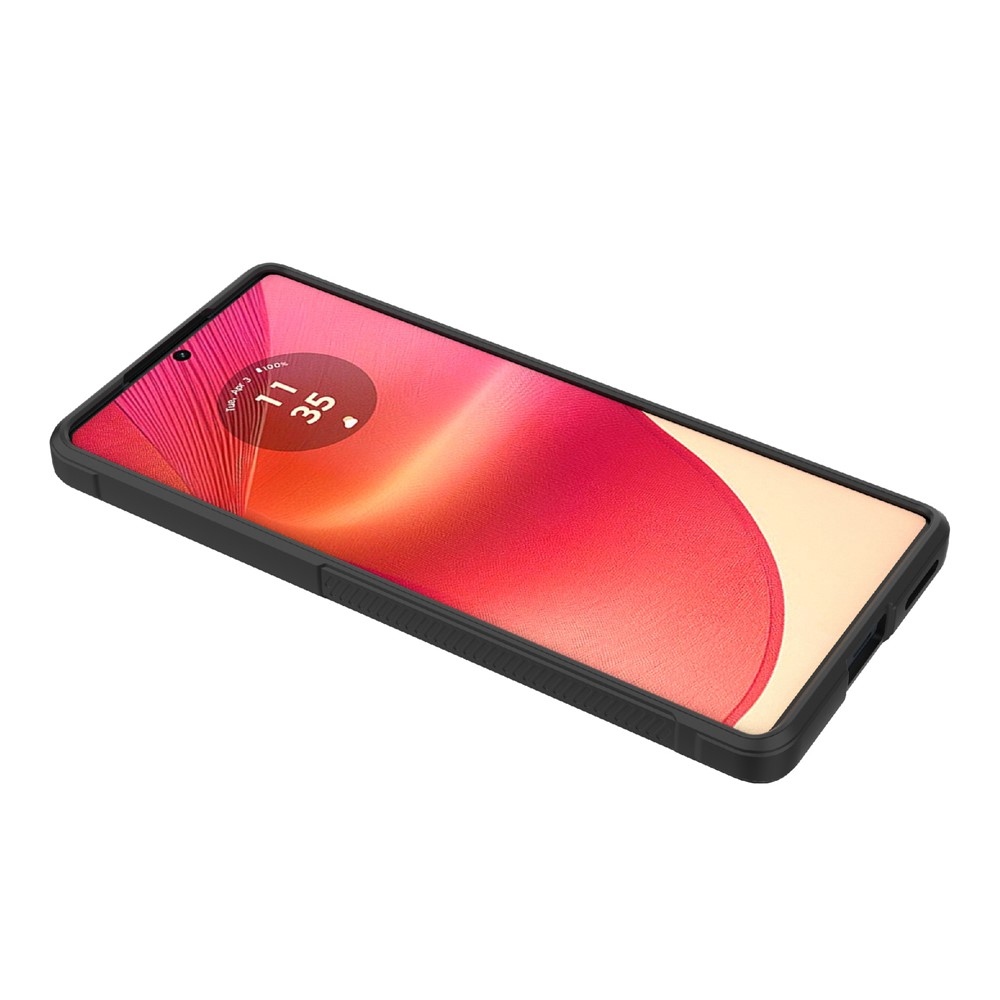 Rugg odolný gélový obal na Motorola Edge 50 Fusion 5G - čierny