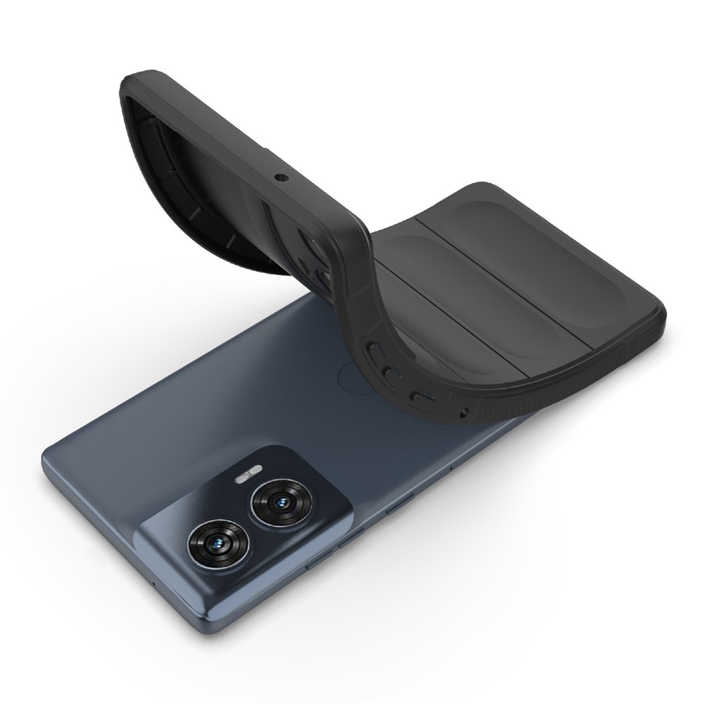 Rugg odolný gélový obal na Motorola Edge 50 Fusion 5G - čierny