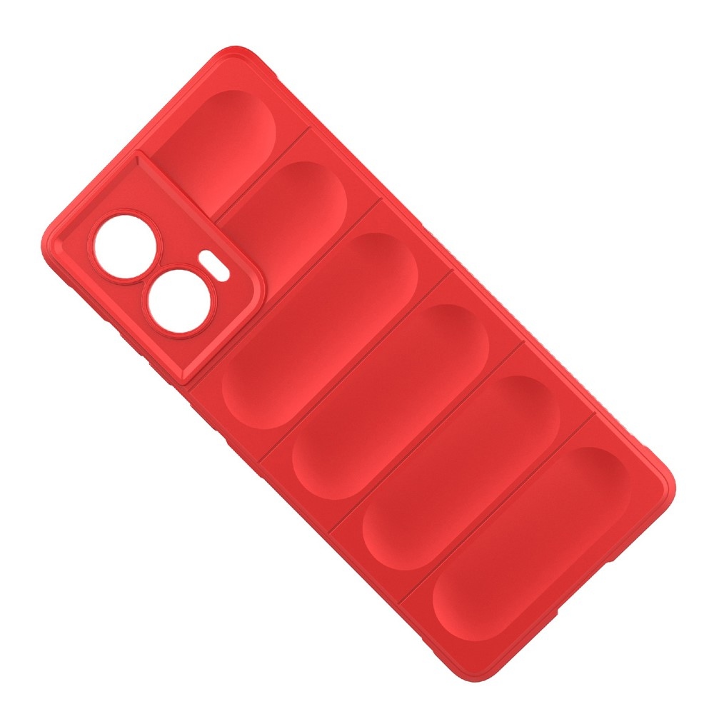 Rugg odolný gélový obal na Motorola Edge 50 Fusion 5G - červený