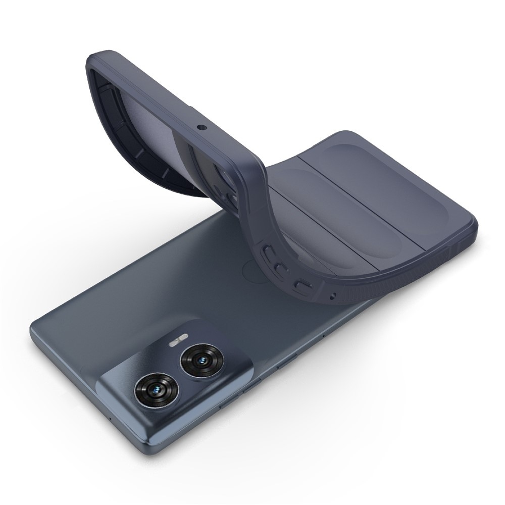 Rugg odolný gélový obal na Motorola Edge 50 Fusion 5G - tmavomodrý