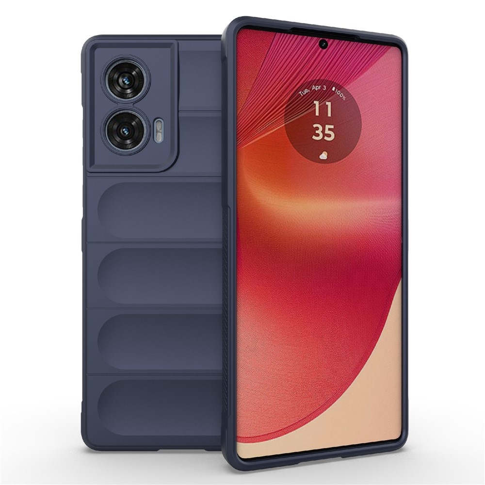 Rugg odolný gélový obal na Motorola Edge 50 Fusion 5G - tmavomodrý