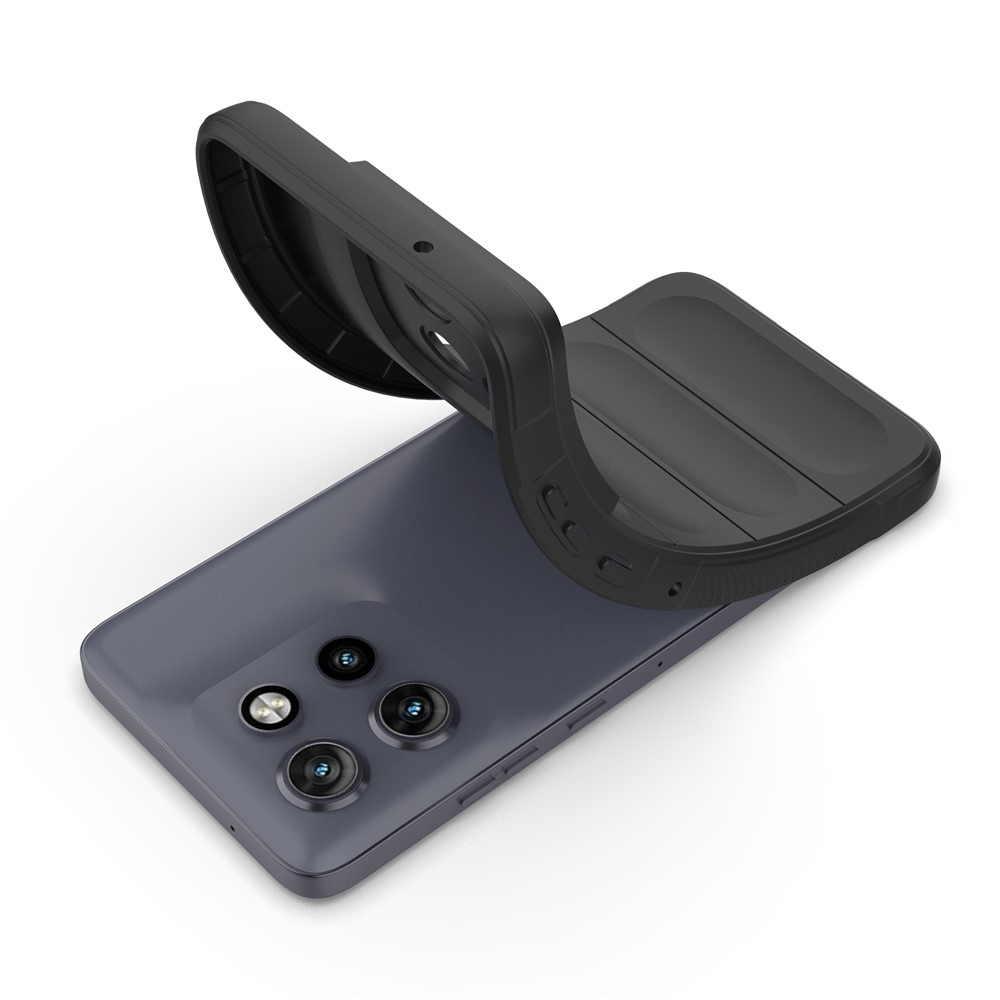 Rugg odolný gélový obal na Motorola Edge 50 Neo 5G - čierny