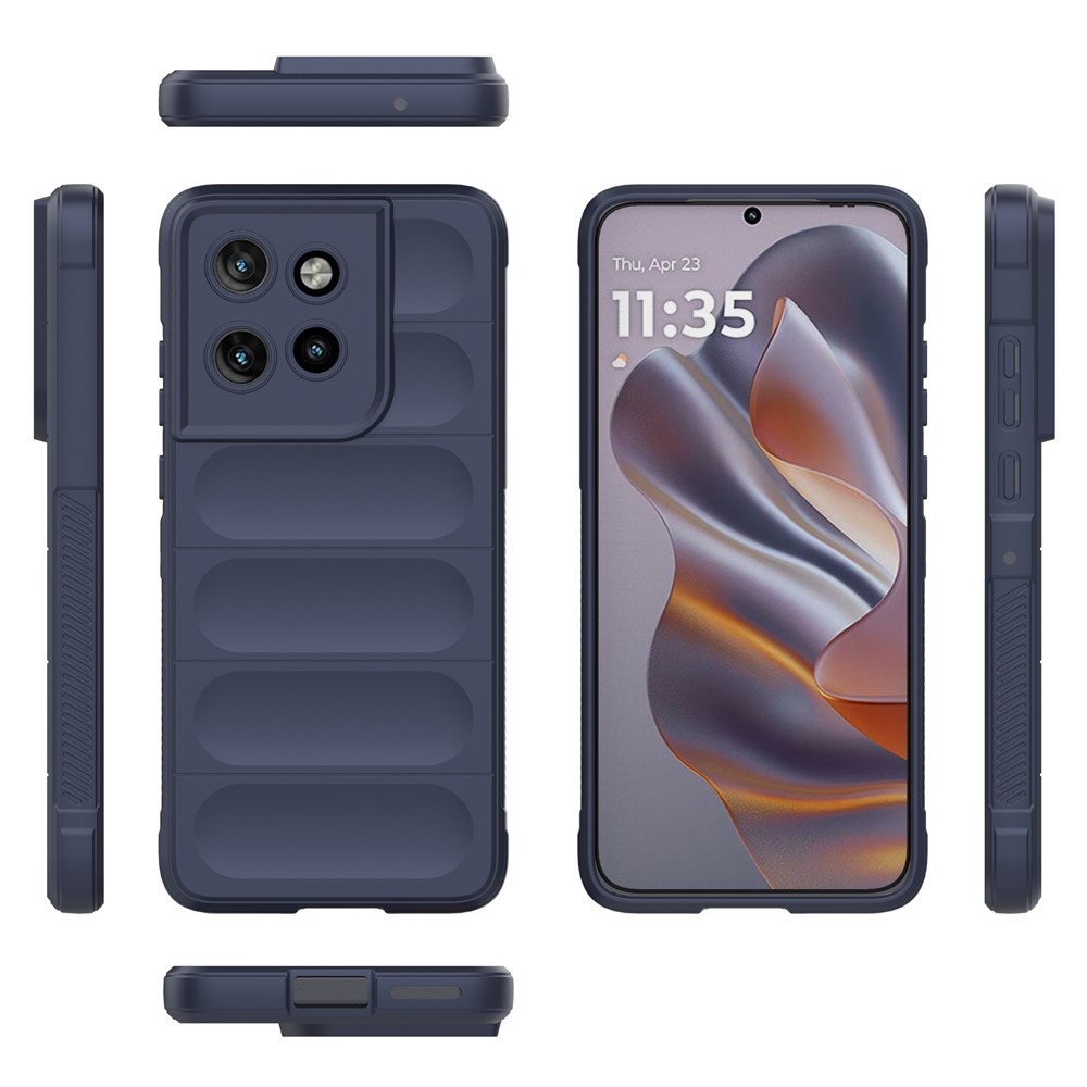 Rugg odolný gélový obal na Motorola Edge 50 Neo 5G - tmavomodrý