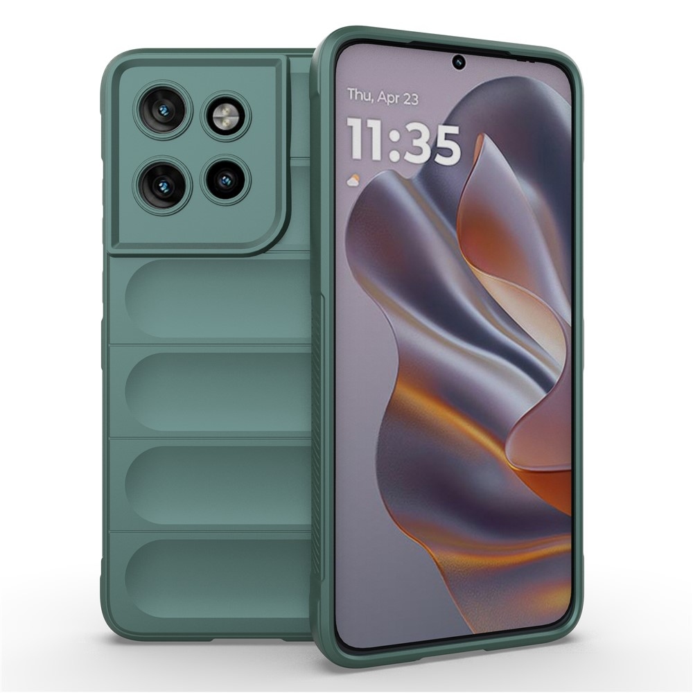 Rugg odolný gélový obal na Motorola Edge 50 Neo 5G - zelený