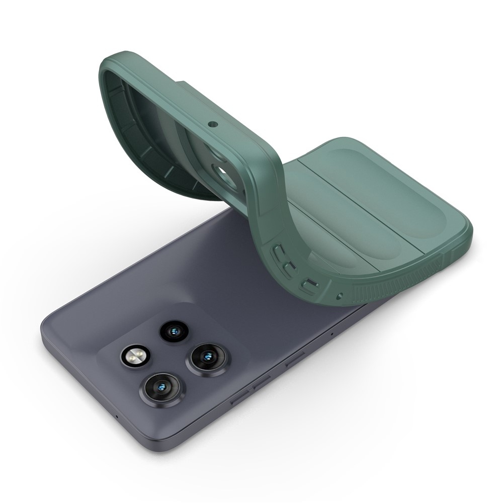 Rugg odolný gélový obal na Motorola Edge 50 Neo 5G - zelený