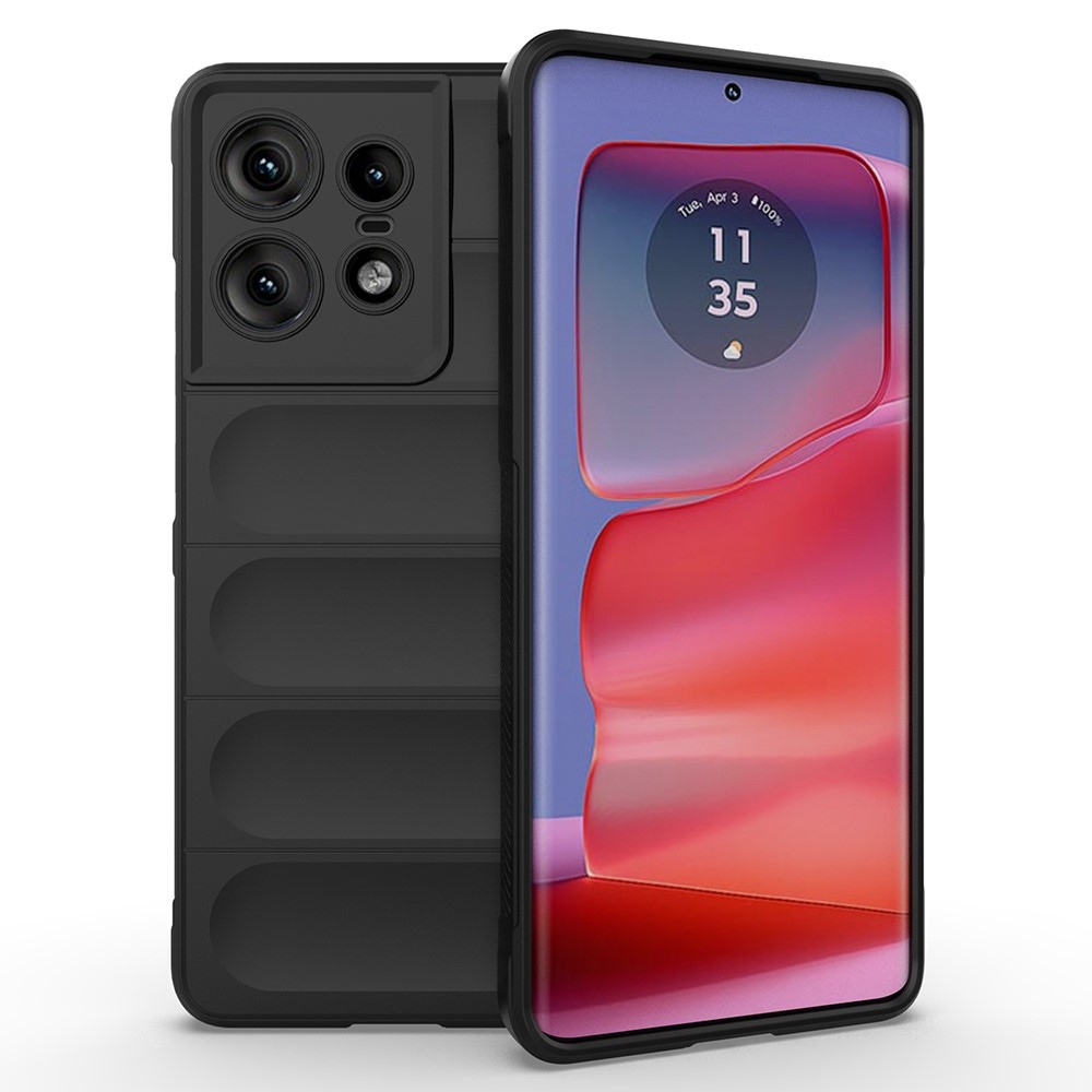 Rugg odolný gélový obal na Motorola Edge 50 Pro 5G - čierny