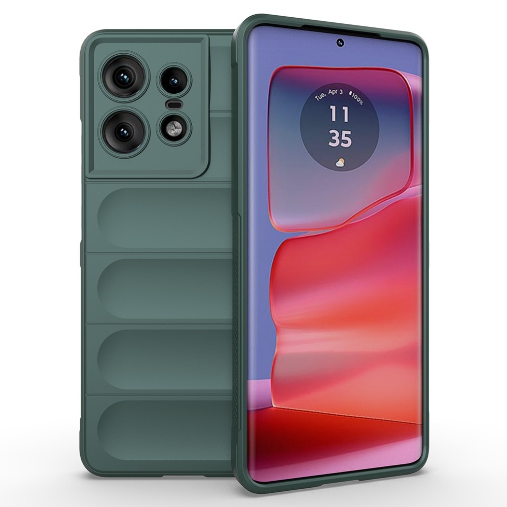 Rugg odolný gélový obal na Motorola Edge 50 Pro 5G - zelený