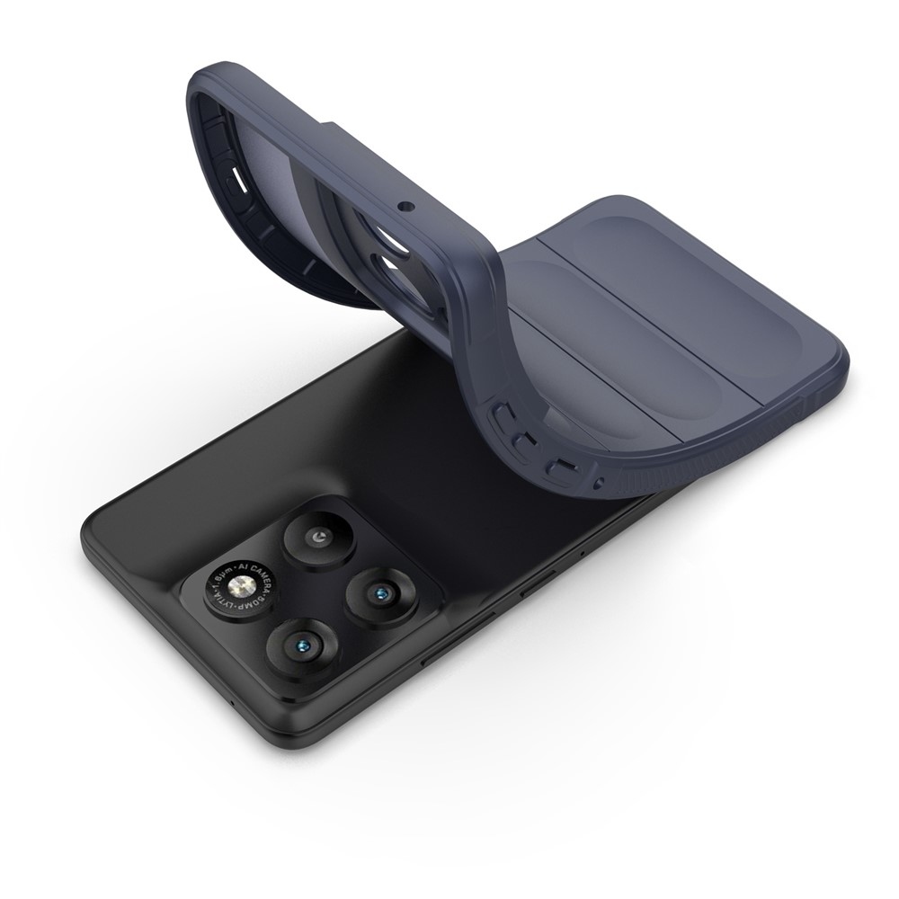 Rugg odolný gélový obal na Motorola Edge 70 5G - tmavomodrý