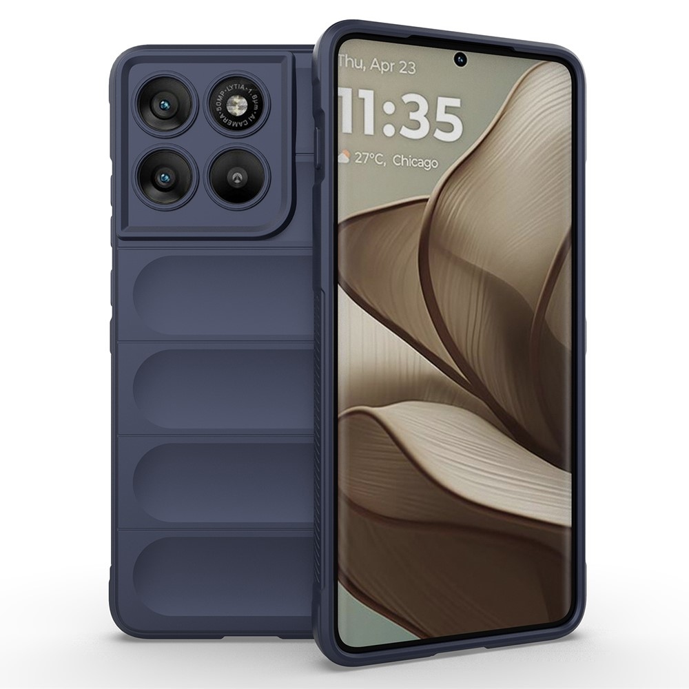 Rugg odolný gélový obal na Motorola Edge 70 5G - tmavomodrý