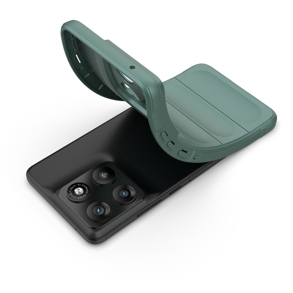 Rugg odolný gélový obal na Motorola Edge 70 5G - zelený