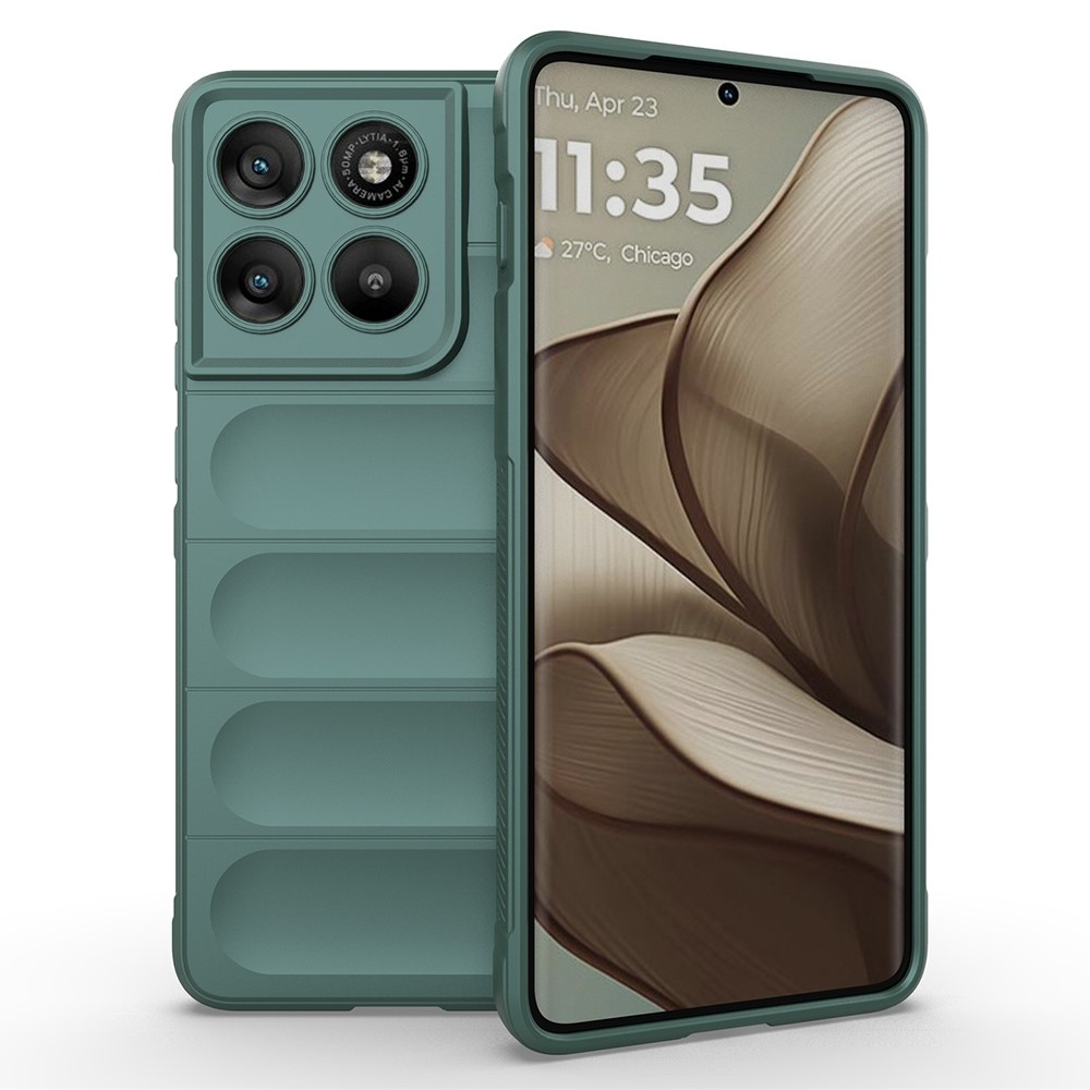 Rugg odolný gélový obal na Motorola Edge 70 5G - zelený